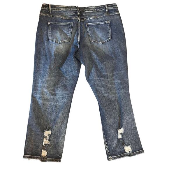 Vervet Plus Size High Rise Button Fly Boyfriend Jeans.  Size 20 - Picture 2 of 7